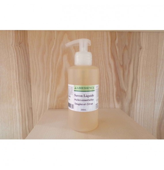 Savon Liquide Douglas et Citron 200 ml - Abiessence | Aroma Beauté