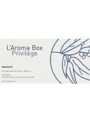 Chèque cadeau aroma box privilège - Aroma beauté | Aroma Beauté